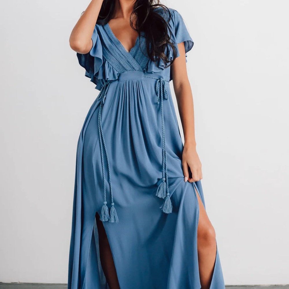 Baltic Born Jennifer Deep V Maxi Dress